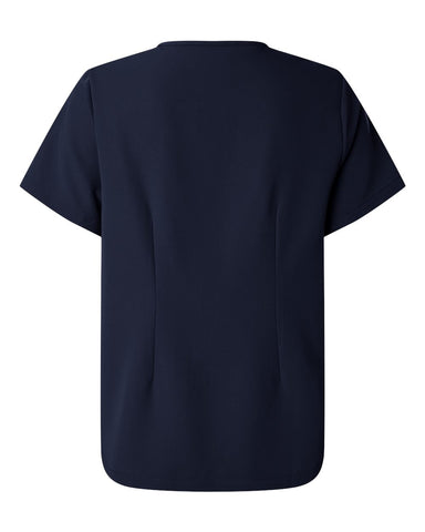 Jaanuu W10001 - Women's Rhena Essential 3-Pocket Scrub V-Neck Top - Midnight Navy