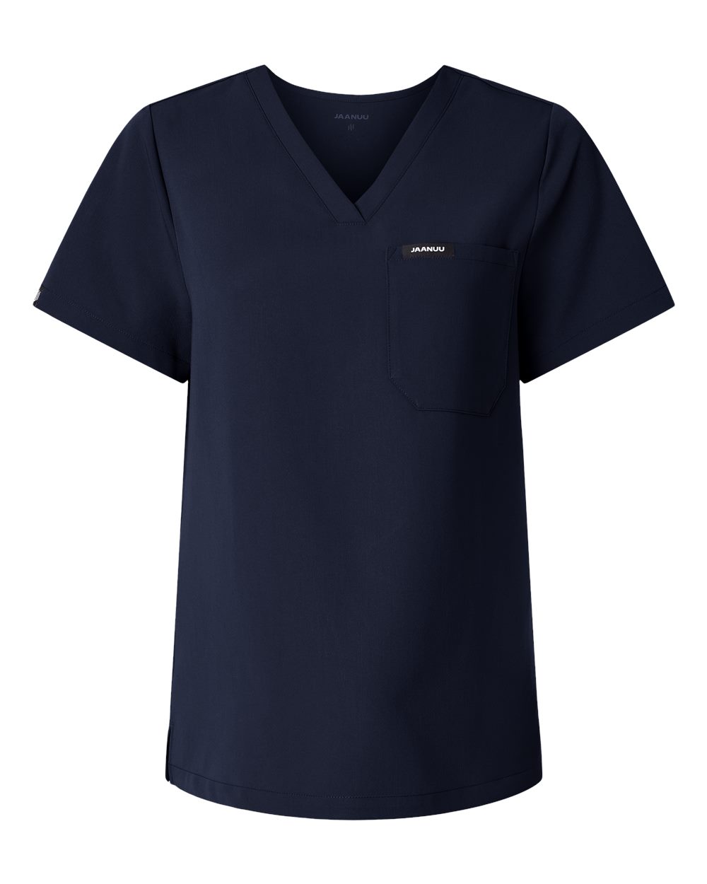 Jaanuu W10001 - Women's Rhena Essential 3-Pocket Scrub V-Neck Top - Midnight Navy
