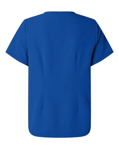 Jaanuu W10001 - Women's Rhena Essential 3-Pocket Scrub V-Neck Top - Royal Blue