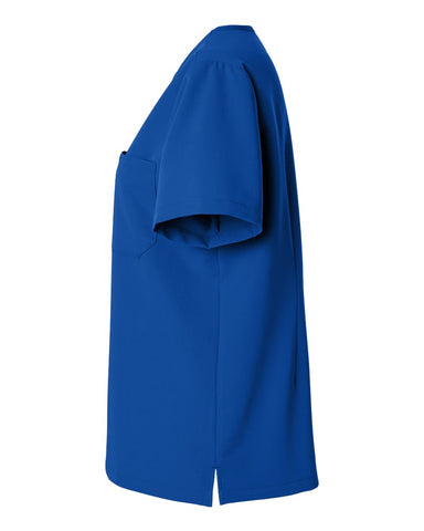 Jaanuu W10001 - Women's Rhena Essential 3-Pocket Scrub V-Neck Top - Royal Blue