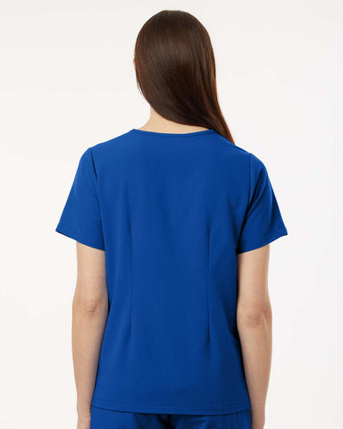 Jaanuu W10001 - Women's Rhena Essential 3-Pocket Scrub V-Neck Top - Royal Blue