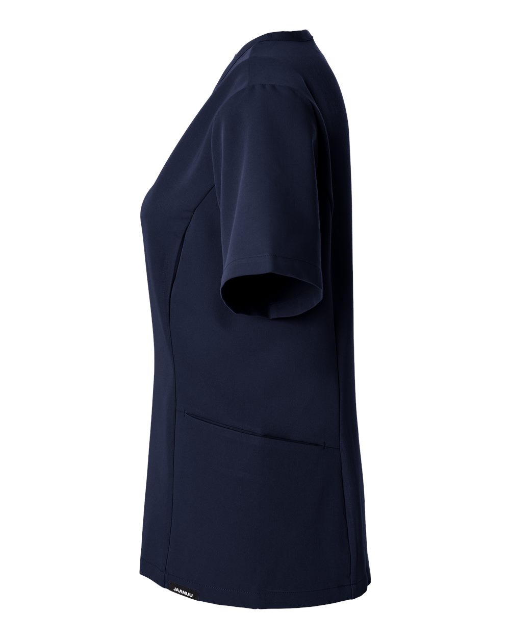 Jaanuu W10003 - Women's Calix Fit & Flare Scrub V-Neck Top - Midnight Navy