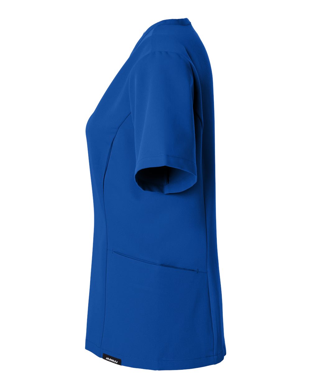 Jaanuu W10003 - Women's Calix Fit & Flare Scrub V-Neck Top - Royal Blue