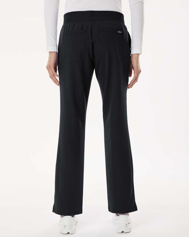 Jaanuu W20001 - Women's Xenos Essential Knit-Waist Scrub Pants - Black