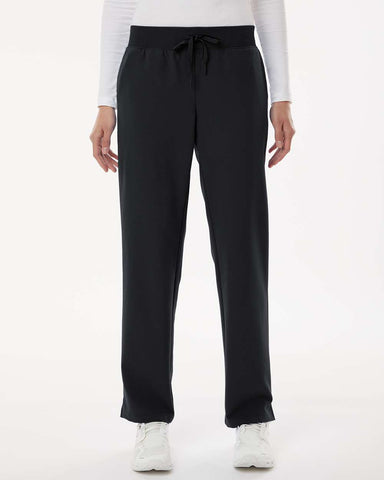 Jaanuu W20001 - Women's Xenos Essential Knit-Waist Scrub Pants - Black