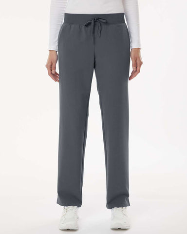 Jaanuu W20001 - Women's Xenos Essential Knit-Waist Scrub Pants - Carbon Grey