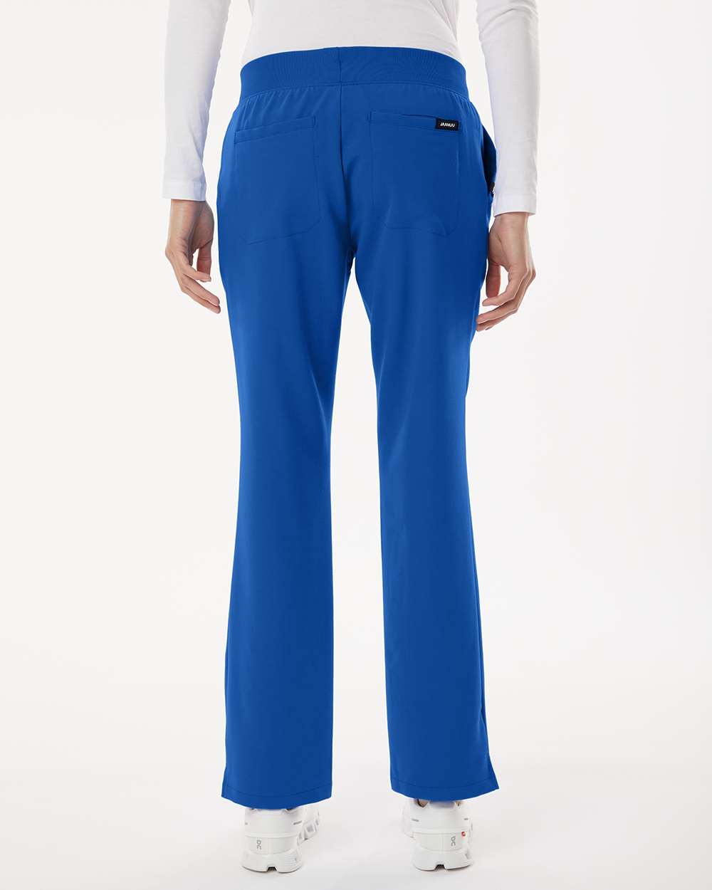 Jaanuu W20001 - Women's Xenos Essential Knit-Waist Scrub Pants - Royal Blue