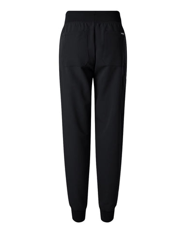 Jaanuu W20003 - Women's Silex Knit-Waist Scrub Joggers - Black