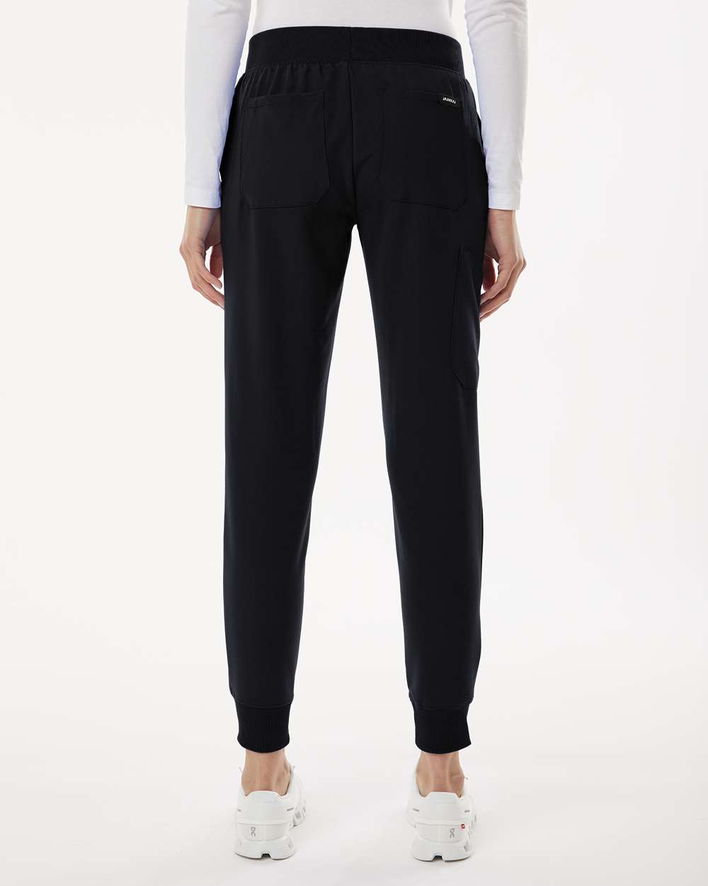 Jaanuu W20003 - Women's Silex Knit-Waist Scrub Joggers - Black