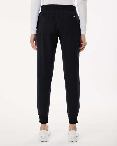 Jaanuu W20003 - Women's Silex Knit-Waist Scrub Joggers - Black