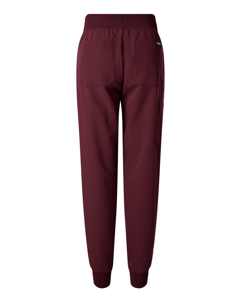 Jaanuu W20003 - Women's Silex Knit-Waist Scrub Joggers - Burgundy