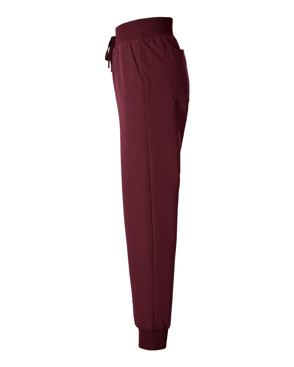 Jaanuu W20003 - Women's Silex Knit-Waist Scrub Joggers - Burgundy