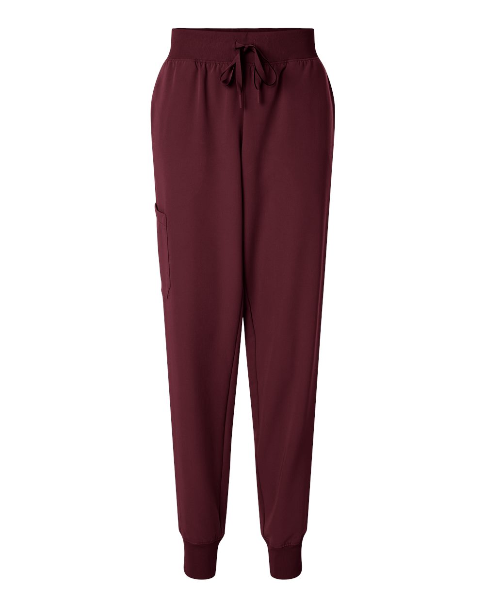 Jaanuu W20003 - Women's Silex Knit-Waist Scrub Joggers - Burgundy
