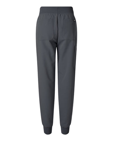 Jaanuu W20003 - Women's Silex Knit-Waist Scrub Joggers - Carbon Grey