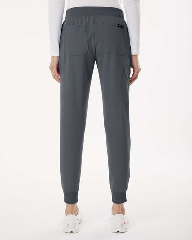 Jaanuu W20003 - Women's Silex Knit-Waist Scrub Joggers - Carbon Grey