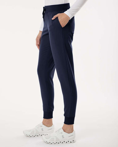 Jaanuu W20003 - Women's Silex Knit-Waist Scrub Joggers - Midnight Navy