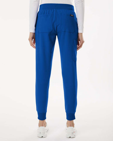 Jaanuu W20003 - Women's Silex Knit-Waist Scrub Joggers - Royal Blue