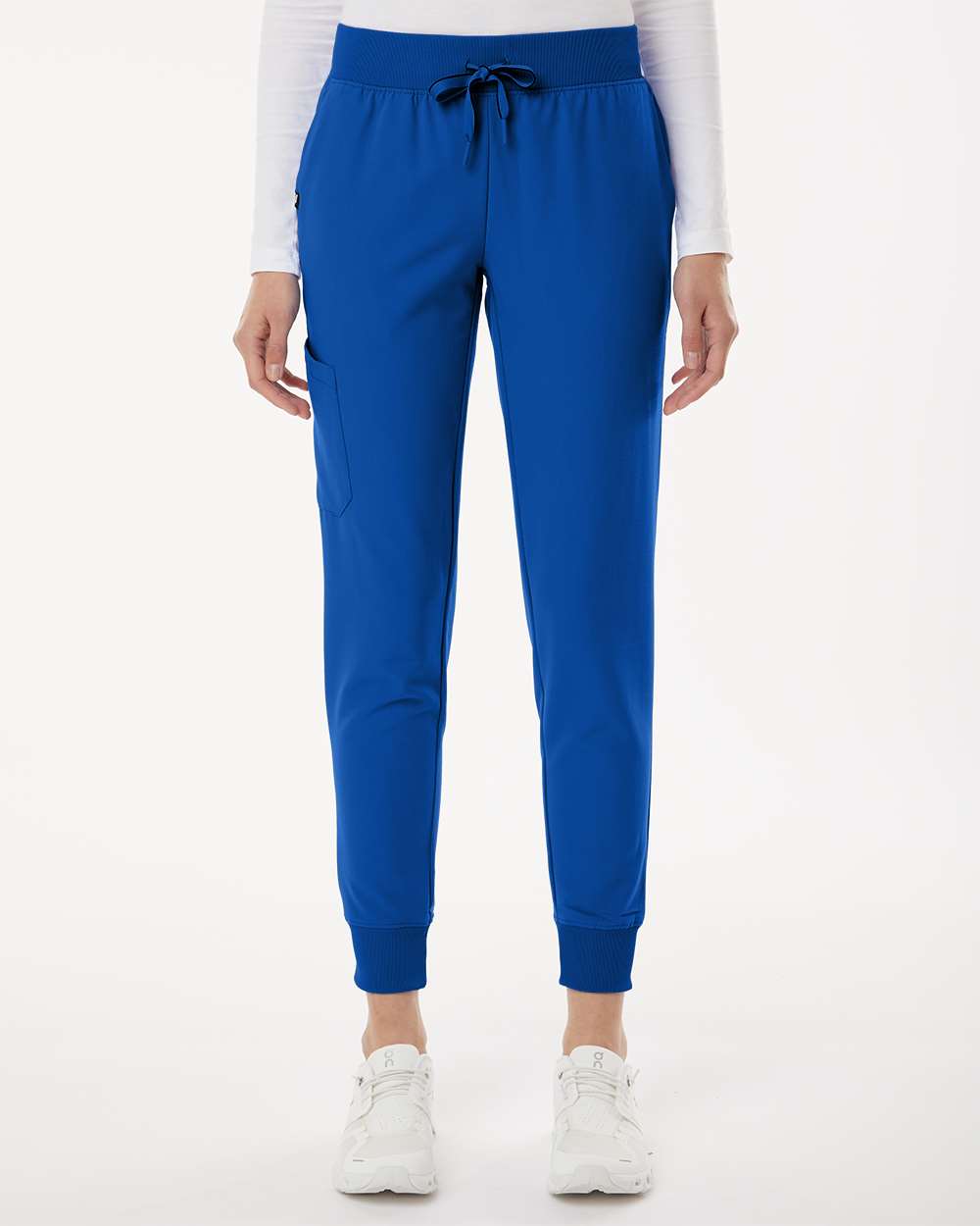 Jaanuu W20003 - Women's Silex Knit-Waist Scrub Joggers - Royal Blue