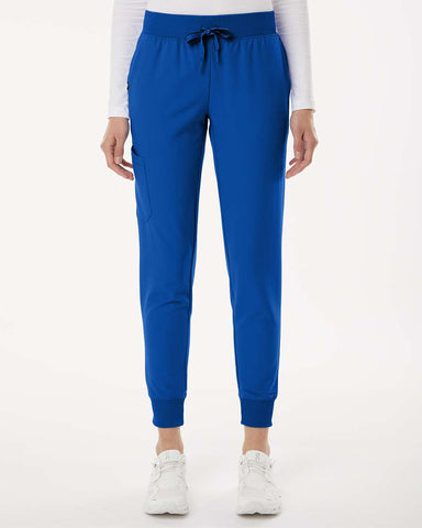 Jaanuu W20003 - Women's Silex Knit-Waist Scrub Joggers - Royal Blue
