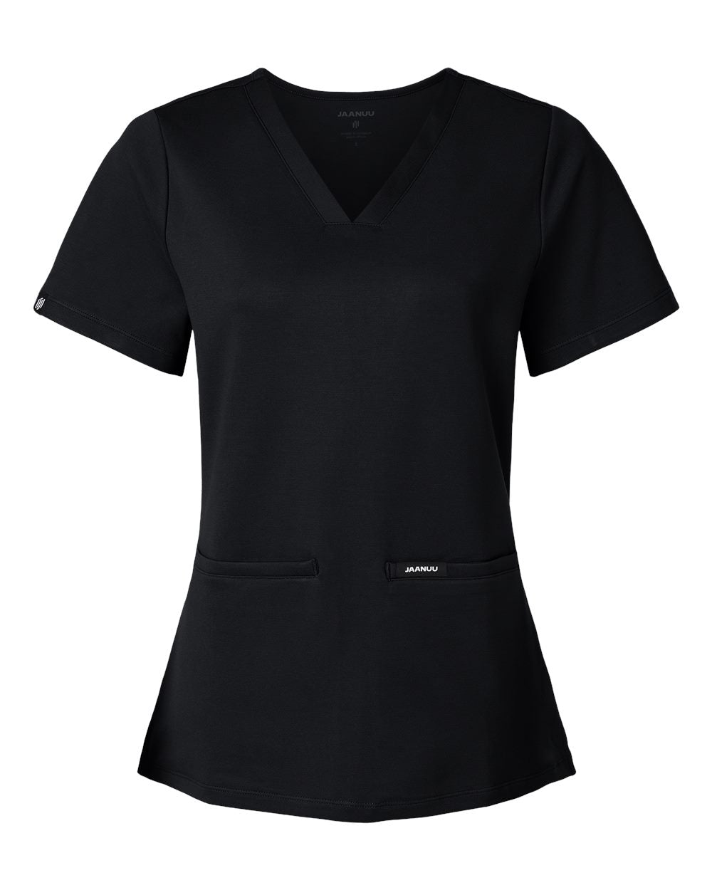 Jaanuu W30003 - Women's Cesi UltraSOFT™ Scrub V-Neck Top - Black