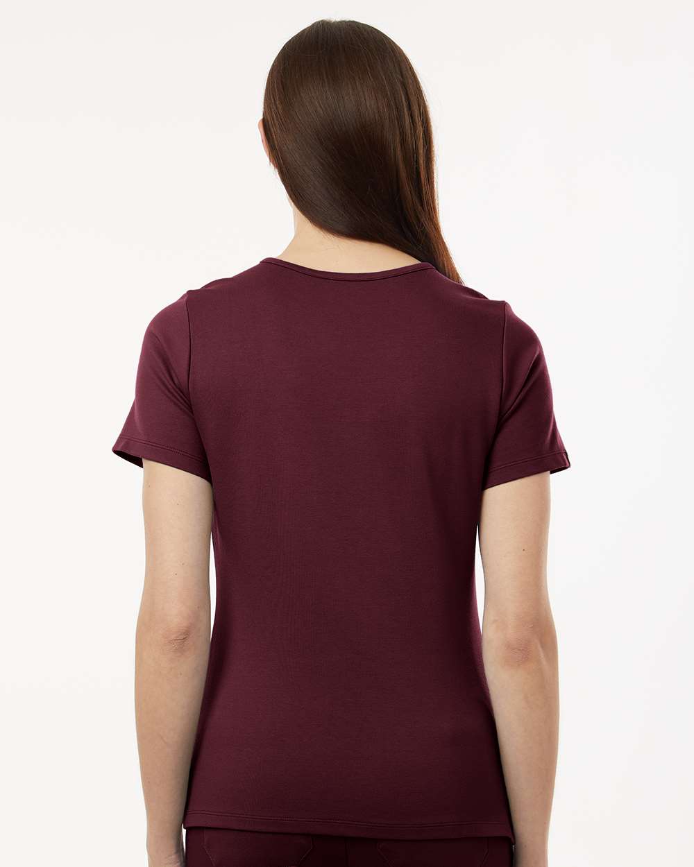 Jaanuu W30003 - Women's Cesi UltraSOFT™ Scrub V-Neck Top - Burgundy