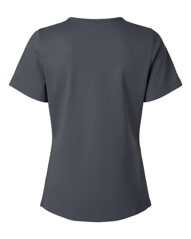 Jaanuu W30003 - Women's Cesi UltraSOFT™ Scrub V-Neck Top - Carbon Grey