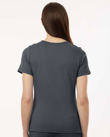 Jaanuu W30003 - Women's Cesi UltraSOFT™ Scrub V-Neck Top - Carbon Grey