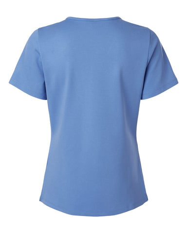 Jaanuu W30003 - Women's Cesi UltraSOFT™ Scrub V-Neck Top - Ceil Blue