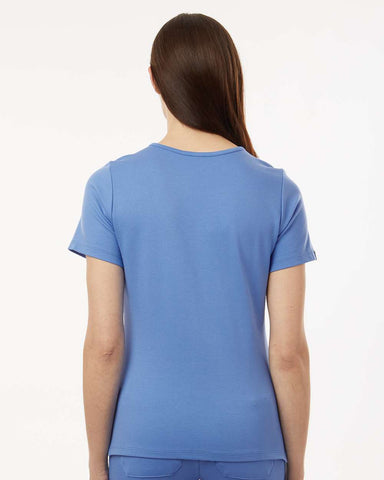 Jaanuu W30003 - Women's Cesi UltraSOFT™ Scrub V-Neck Top - Ceil Blue