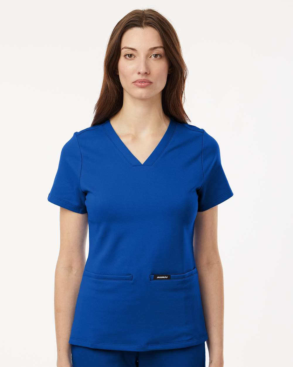 Jaanuu W30003 - Women's Cesi UltraSOFT™ Scrub V-Neck Top - Royal Blue