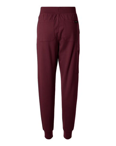 Jaanuu W40001 - Women's Rubi UltraSOFT™ Scrub Joggers - Burgundy