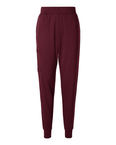 Jaanuu W40001 - Women's Rubi UltraSOFT™ Scrub Joggers - Burgundy