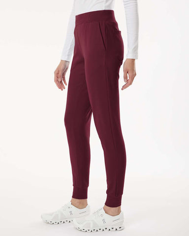 Jaanuu W40001 - Women's Rubi UltraSOFT™ Scrub Joggers - Burgundy
