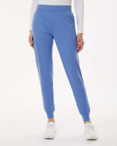 Jaanuu W40001 - Women's Rubi UltraSOFT™ Scrub Joggers - Ceil Blue