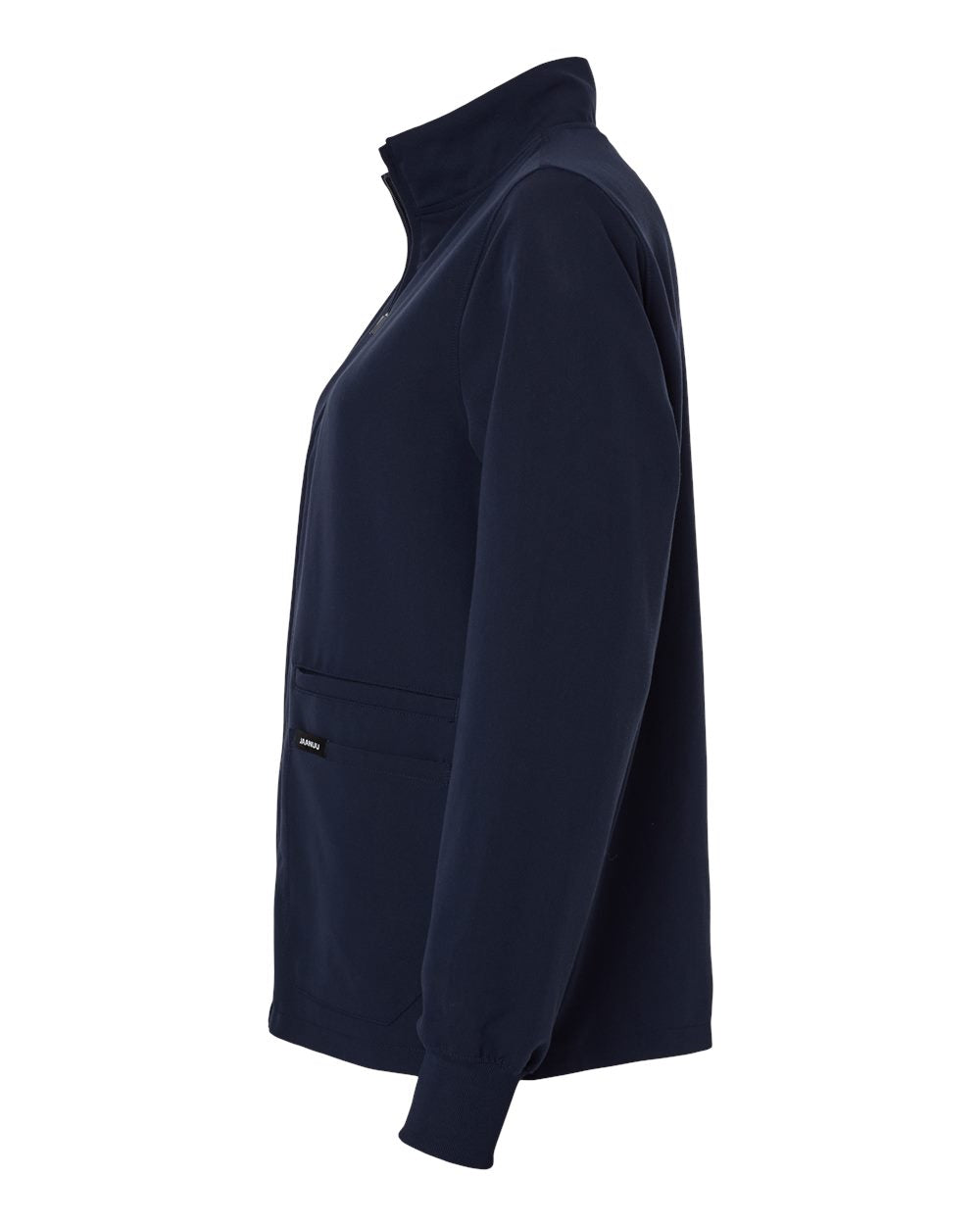 Jaanuu W60001 - Women's Ceri Essential Full-Zip 6-Pocket Scrub Jacket - Midnight Navy