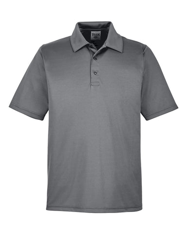Team 365 TT51 - Men's Zone Performance Polo - Sport Graphite - Front