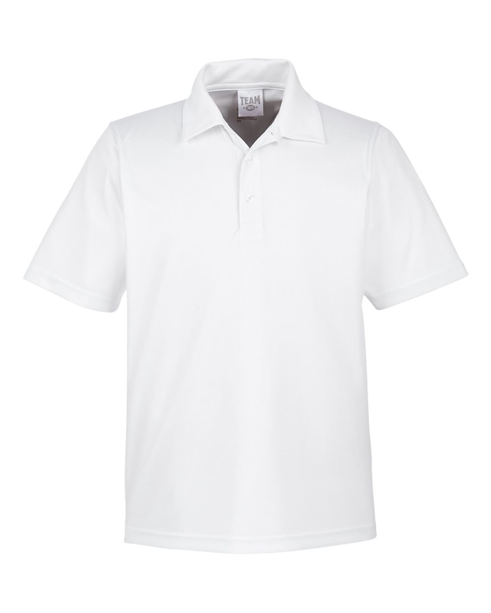 Team 365 TT51 - Men's Zone Performance Polo - White - Front