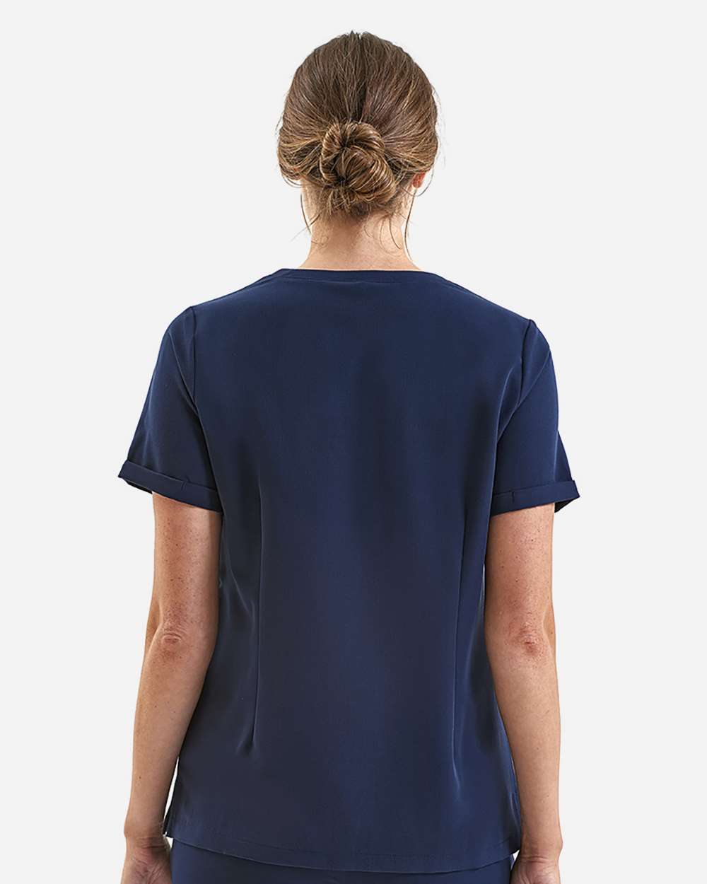 Onna NN310 - Women's Invincible V-Neck Stretch Scrub Top - Navy