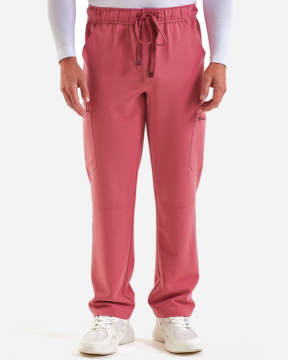 Onna NN500 - Men's Relentless Stretch Cargo Scrub Pants - Calm Pink