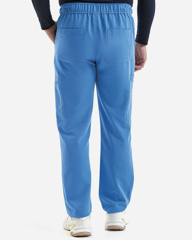 Onna NN500 - Men's Relentless Stretch Cargo Scrub Pants - Ceil Blue