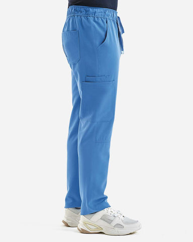 Onna NN500 - Men's Relentless Stretch Cargo Scrub Pants - Ceil Blue