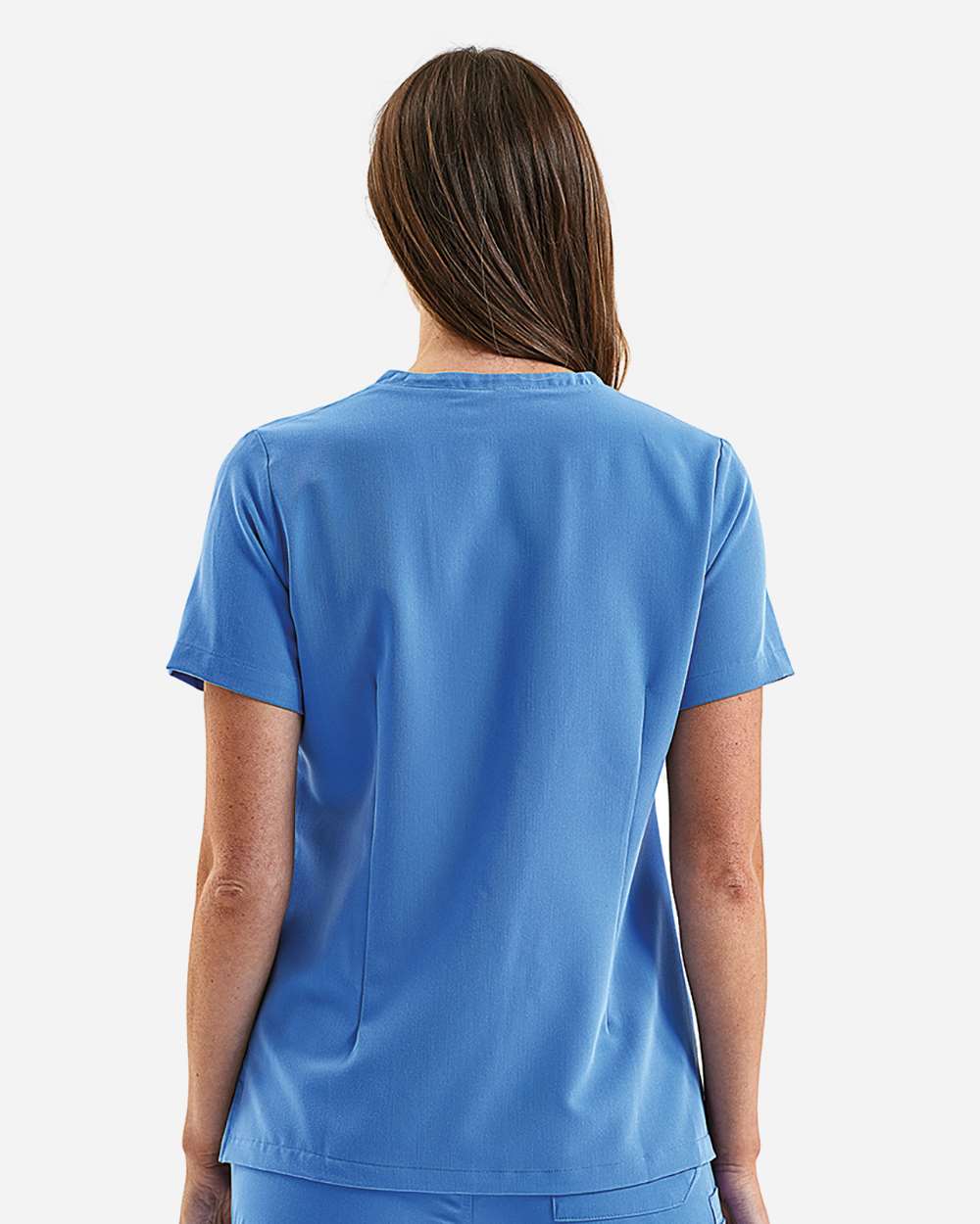 Onna NN300 - Women's Limitless V-Neck Stretch Scrub Top - Ceil Blue