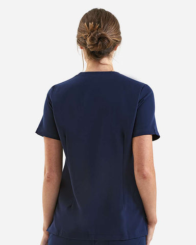 Onna NN300 - Women's Limitless V-Neck Stretch Scrub Top - Navy
