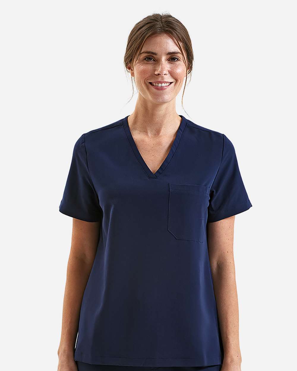 Onna NN300 - Women's Limitless V-Neck Stretch Scrub Top - Navy