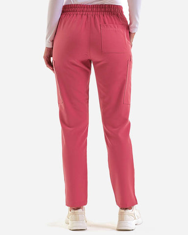 Onna NN600 - Women's Relentless Stretch Cargo Scrub Pants - Calm Pink