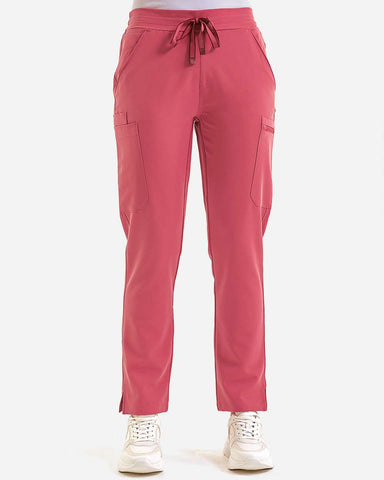 Onna NN600 - Women's Relentless Stretch Cargo Scrub Pants - Calm Pink