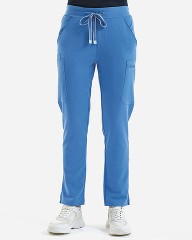 Onna NN600 - Women's Relentless Stretch Cargo Scrub Pants - Ceil Blue