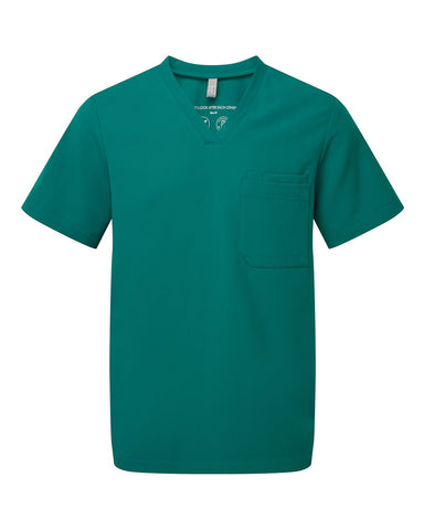 Onna NN200 - Men's Limitless V-Neck Stretch Scrub Top - Clean Green