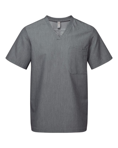 Onna NN200 - Men's Limitless V-Neck Stretch Scrub Top - Dynamo Grey