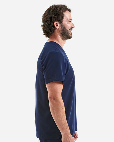Onna NN200 - Men's Limitless V-Neck Stretch Scrub Top - Navy
